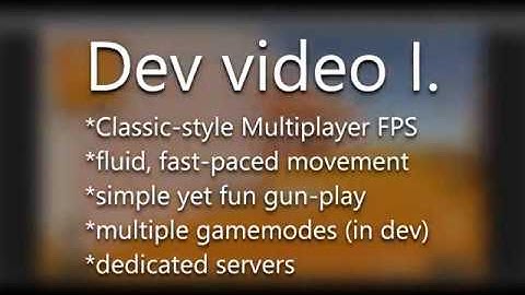 Classic-style Unity 3D Multiplayer FPS I.