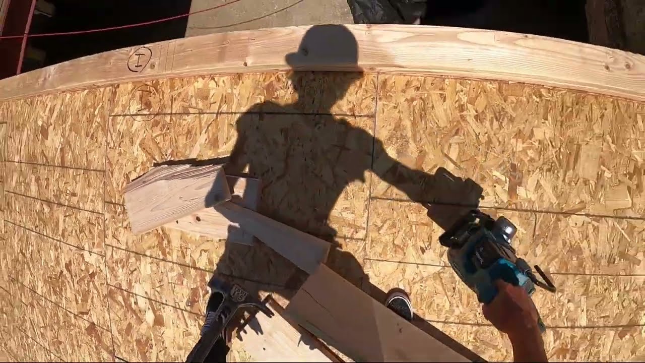 Construction POV // Building a Wall for a House