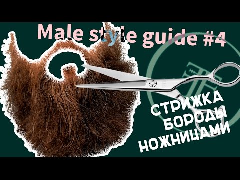 Как подстричь бороду ножницами в домашних условиях