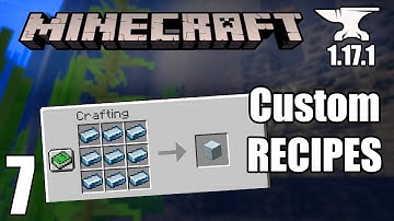 Forge 1.17.1 Modding Tutorial | CUSTOM RECIPES | Forge Modding 1.17.1 #7