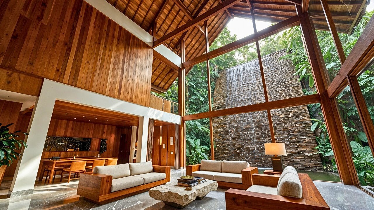 Curated visual reference: Visual Reference: Modern Tropical Wooden House Tour 2026