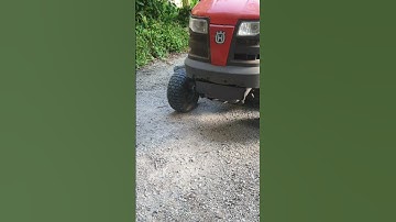 crazy mower shoots flames