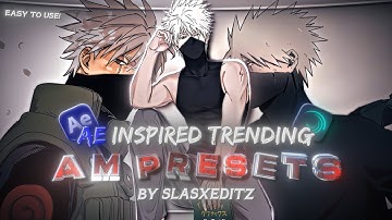 +7 Anime Trending Presets Alight Motion [ Xml + Material ] #alightmotion #animeedits #preset