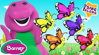 Five Little Butterflies Barney Nursery Rhymes And Kids Songs