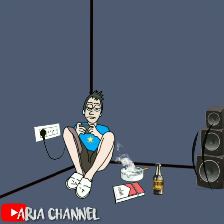 Animasi story wa lagi galau