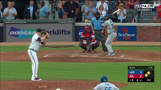 David Freese Clutch Go-Ahead 2-Run Single Vs Braves Dodgers Vs Braves Nlds Game 4