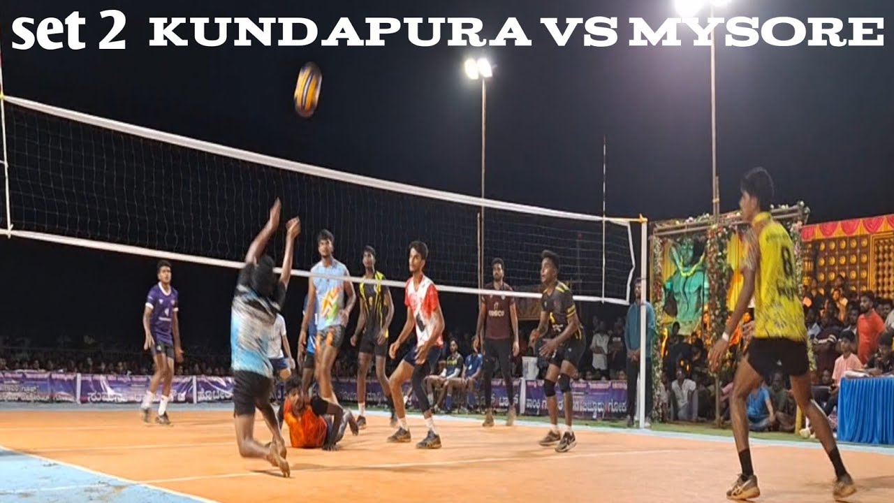 GOKARNA BIJJUR TURNAMENT 🏐 KUNDAPURA VS MYSORE SET