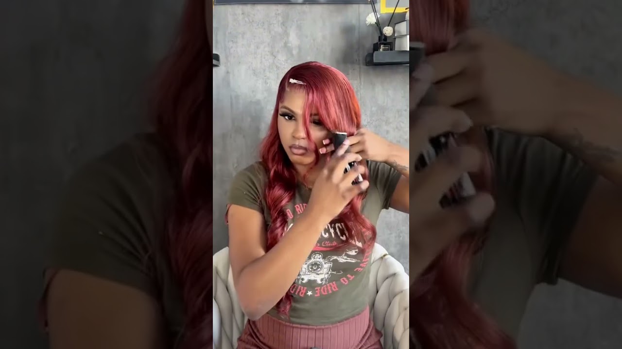 New hairstyle #fyp #humanhair #wiginstall #lacewigs #hairstyles #coloredwig #wigs #wigtutorial