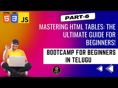 Mastering HTML Tables: The Ultimate Guide for Beginners!|#coding |Telugu|WebDev|Coding|MOT|