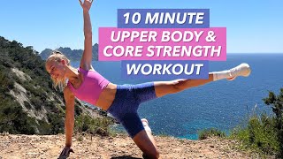 UPPER BODY, ARMS & CORE WORKOUT! Toning & Strengthening Plank Workout / Angela Kajo