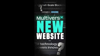 MultiversX...What's New? 🤓 #crypto #mulitversX #website #web3