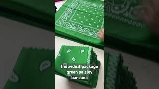 #paisley #bandana #individual package