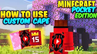 How to make your own CUSTOM CAPE in MINECRAFT PE 🤩 || Custom Cape MCPE 1.21+🔥 || @MuinPlayz  screenshot 4