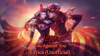 Slayer - You Against You - Lyrics (Unofficial)