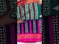 Mangalagiri Cotton Silk Sarees with appliqué work on pallu🪷 #handwovensarees #trendingshorts #fyp