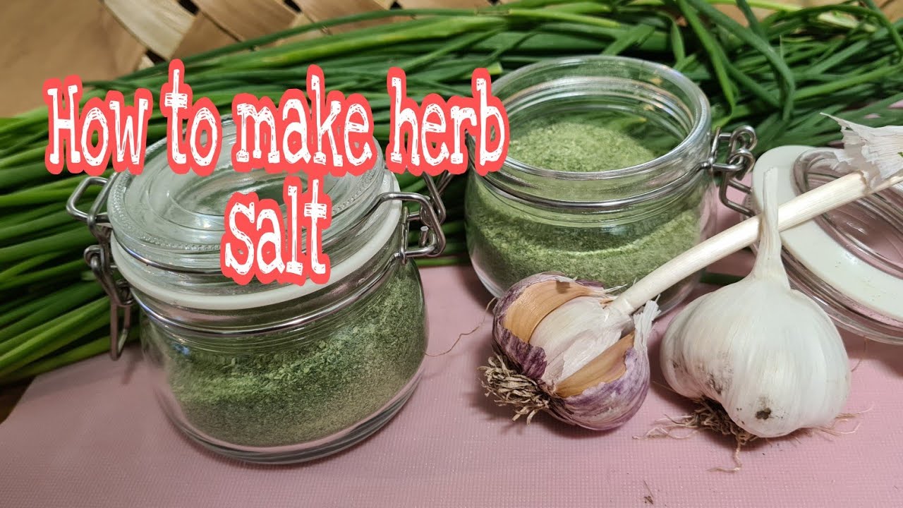 How to make Herb Salt || Easiest way to make Herb Salt - YouTube