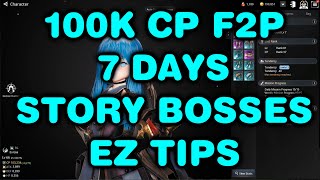 V4 100K CP F2P in 7 DAYS GUIDE PLUS STORY BOSS TIPS and ENEMY TYPE EXPLANATION