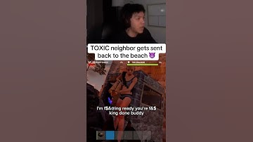He talked trash then got sent back to the beach 😂. #rustpvp #rust #rustgame #rustclips #rustraid