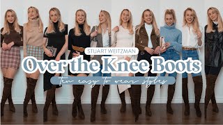 How to Style Over the Knee Boots | 10 LOOKS