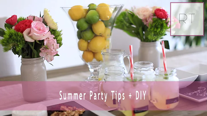 Summer Party Tips + DIY | Rachel Talbott