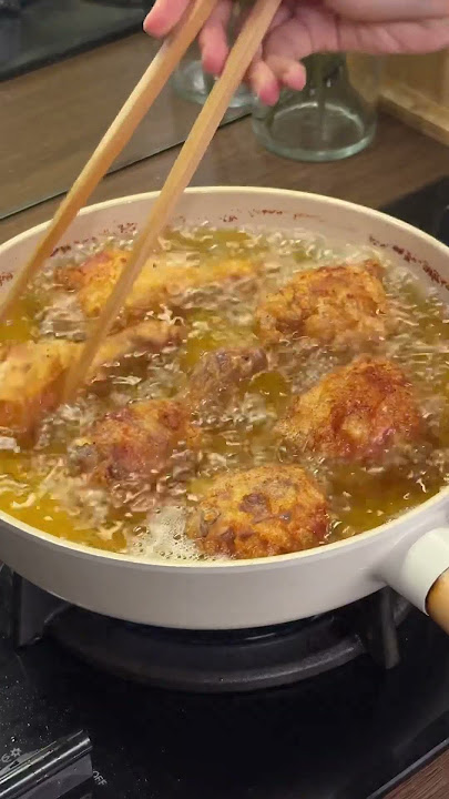 Garlic fried chicken is actually that delicious😍