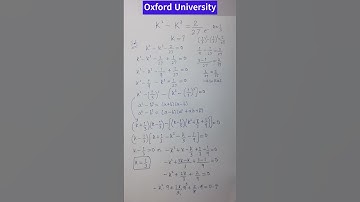 A very tricky Oxford University Exam question| Many failed. #shorts #maths #algebra