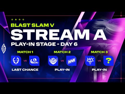 BLAST Slam V, Play-in Stage, Day 6: Stream A - Dota 2 LIVE