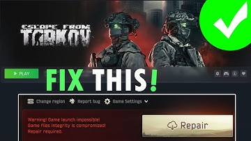 De lancering van het spel Escape from Tarkov is onmogelijk. De integriteit van de spelbestanden i...