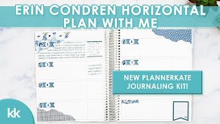 Erin Condren Horizontal Lifeplanner Functional Plan with Me How to Use a Journaling Kit PlannerKate