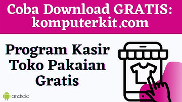 program kasir toko pakaian gratis
