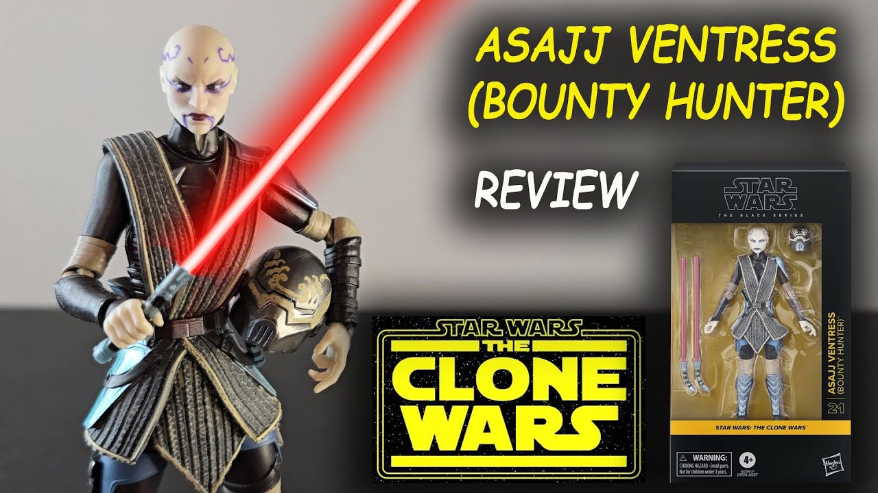 NEW* Asajj Ventress (Bounty Hunter) Star Wars Black Series