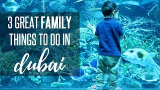 3 Great FAMILY Things To Do In DUBAI !!!