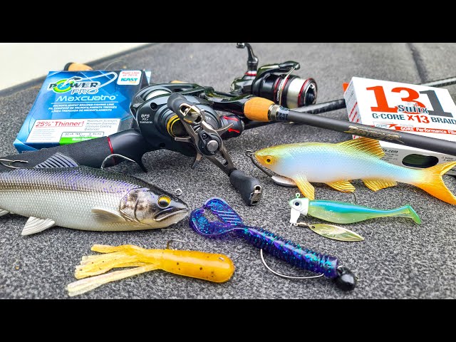 Catching BFS Bass and Pickerels in a Storm - 2021 Shimano Curado