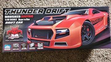 Unboxing Redcat Thunder Drift 1/10 RC and Test Run