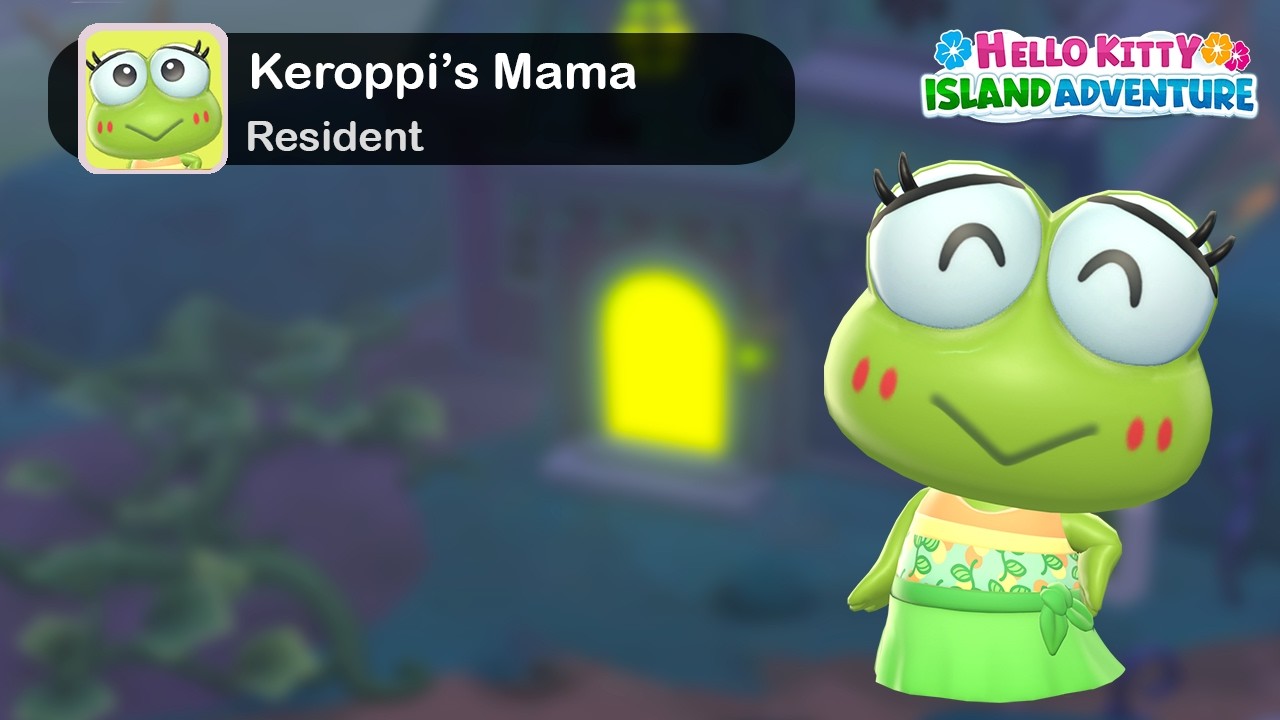 How to get Keroppi's mama in Hello Kitty Island Adventure