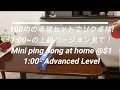 家で卓球　ほぼタダ！$1 Mini ping pong at home! ケニーズ英語道場