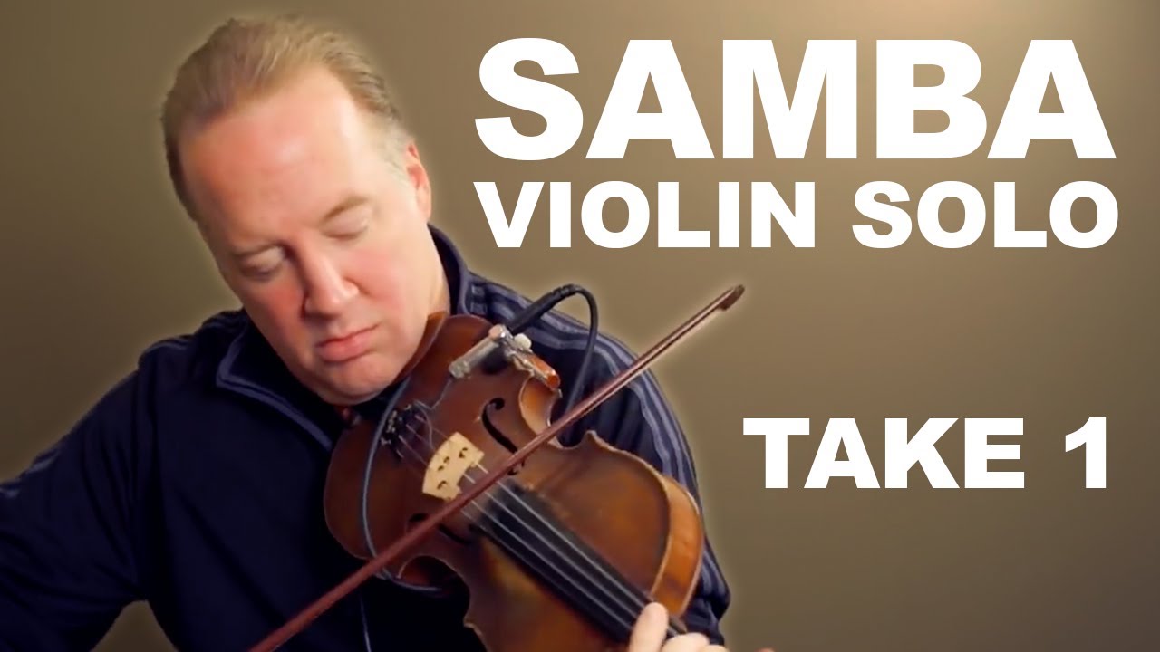 Bossa / Samba Violin Solo Improvisation: Tristeza