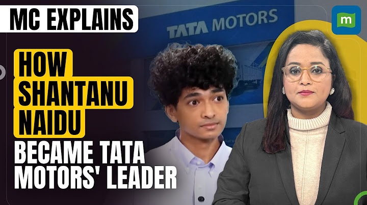How Shantanu Naidu Went from Ratan Tata’s Millennial Aide to Tata Motors Leader | Explained