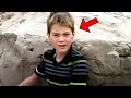 11-Jähriger findet kleines Mädchen begraben im Sand. Du wirst nicht glauben, was er dann tat!
