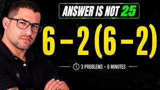 The Third One Gets Everybody | Math Warm-Up #3 — 3 Order of Operations Problems