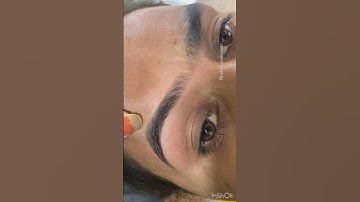 Eyebrow threading tutorial/eyebrow threading for beginners #shorts #eyebrows #threading #viralvideo