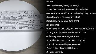 36W 75W 100W 150W 0-10V Dim Driver 100-240V/200-240V AC-DC 12V 24V #led #ledpowersupply #leddriver