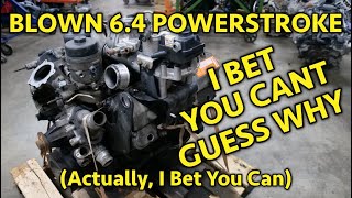 Tearing Down A Ford 6.4L Powerstroke Diesel 'Core' Engine. A Pricey Core, But How Did I Fare?