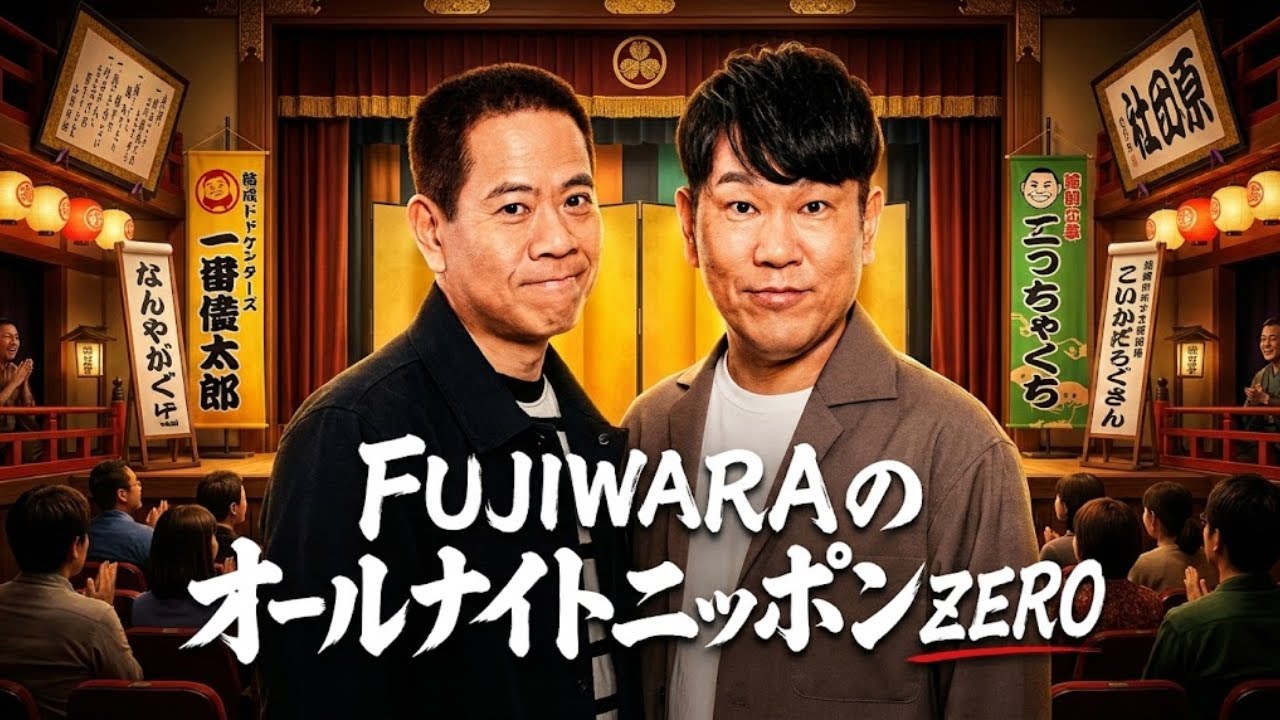 🤣【神回】FUJIWARAが深夜に絶叫！フジモンのガヤ＆原西のギャグが止まらない「放送事故寸前」の2時間｜ANN0