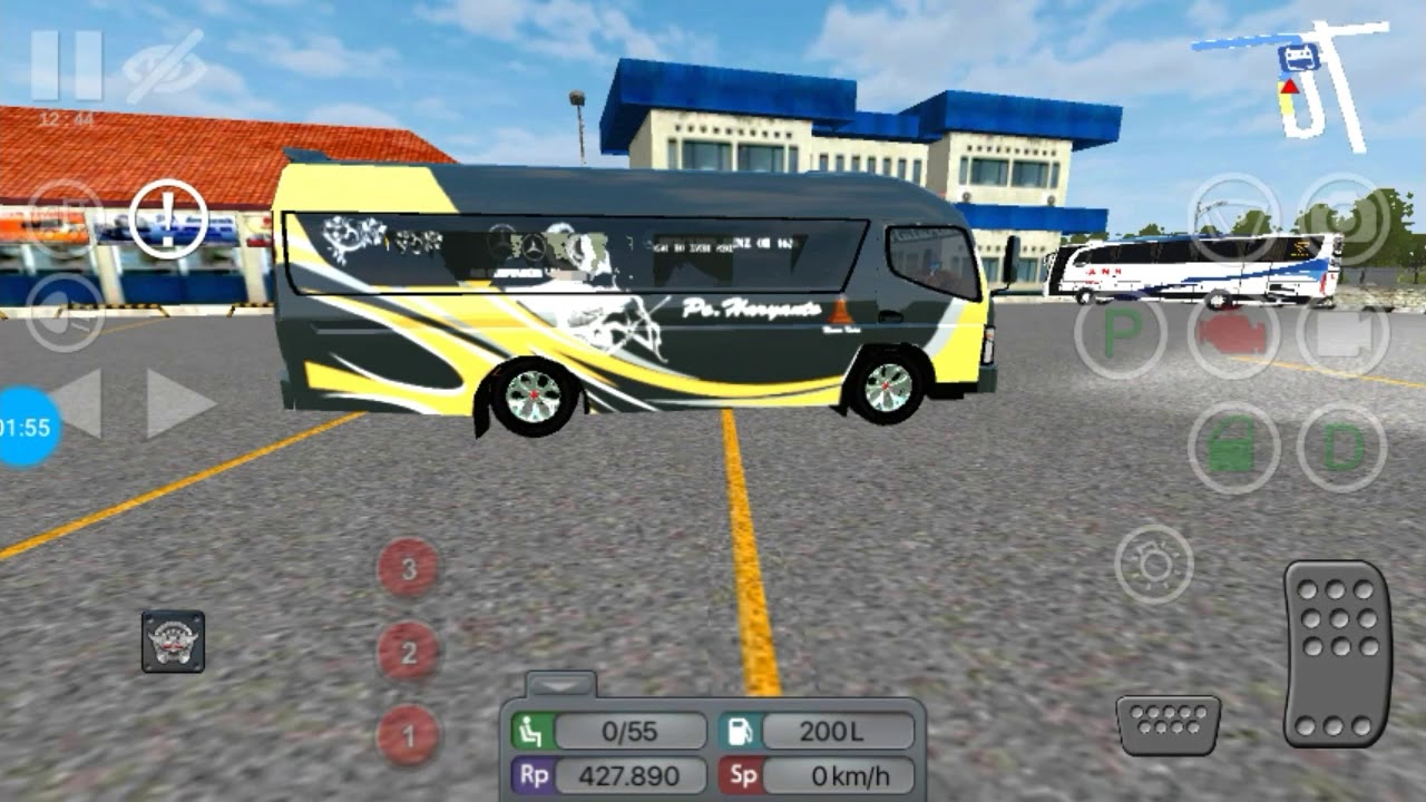 Share!! Mod bussid terbaru 2019 wajib coba!!mod ELF FREE  