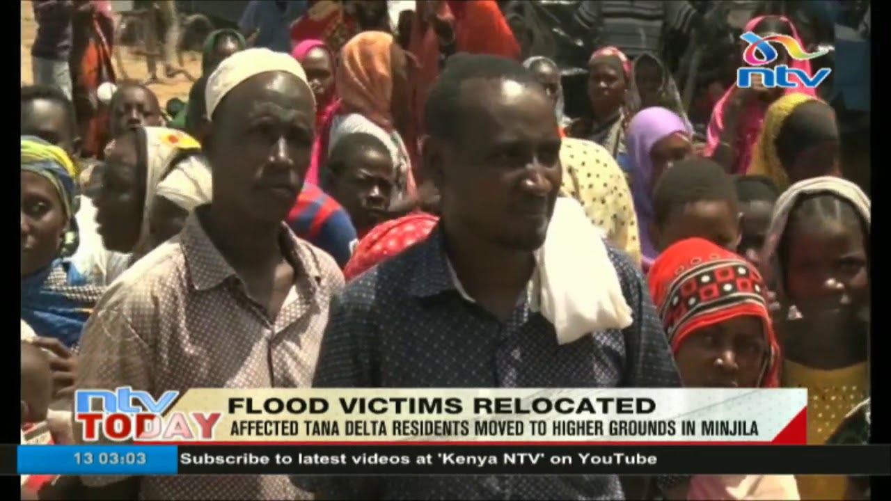 Affected Tana Delta residents moved to higher grounds in Minjila