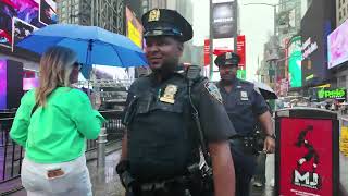 New York City: Rainy Day Times Square