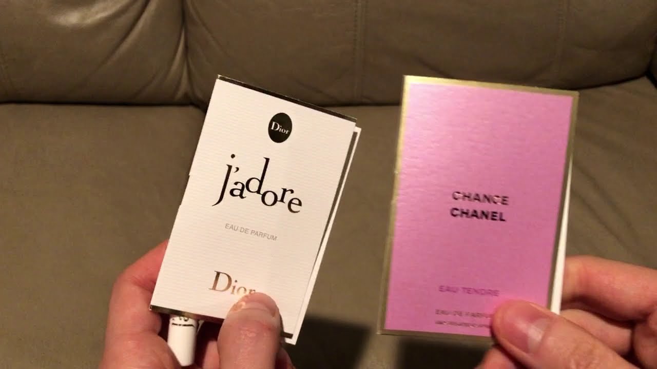 Dior J'adore Eau de Parfum VS Chanel Chance Eau Tendre Eau De Toilette 