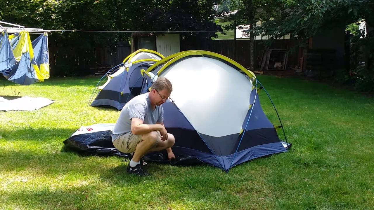Tent set up ground cover tarp YouTube