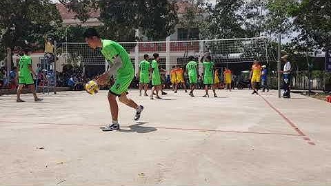 Vòng loại bóng chuyền: Trường THCS-THPT Vĩnh Lộc VS Trường THPT Ba Chúc ( hiệp 2)